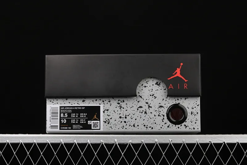 All categories Air Jordan Jordan series basketball shoes Air Jordan 4 OF x Air Jordan 4 Retro "Cream/Sail" AJ4 Jordan 4 mid-top retro casual sports culture basketball shoes CV9388-100